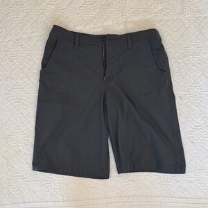 Lululemon Athletica gray Black Flat Front Men's Shorts